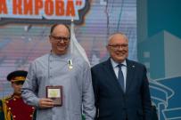 Ректора ВятГУ наградили юбилейной медалью «В память 650-летия города Кирова»